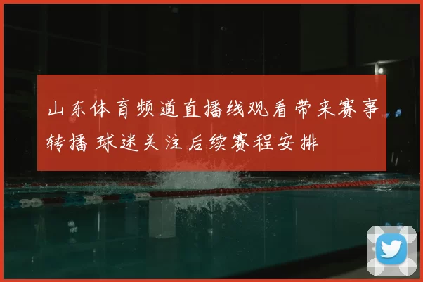 山东体育频道直播线观看带来赛事转播 球迷关注后续赛程安排