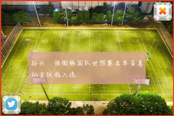孙兴慜领衔韩国队世预赛名单黄喜灿金玟哉入选